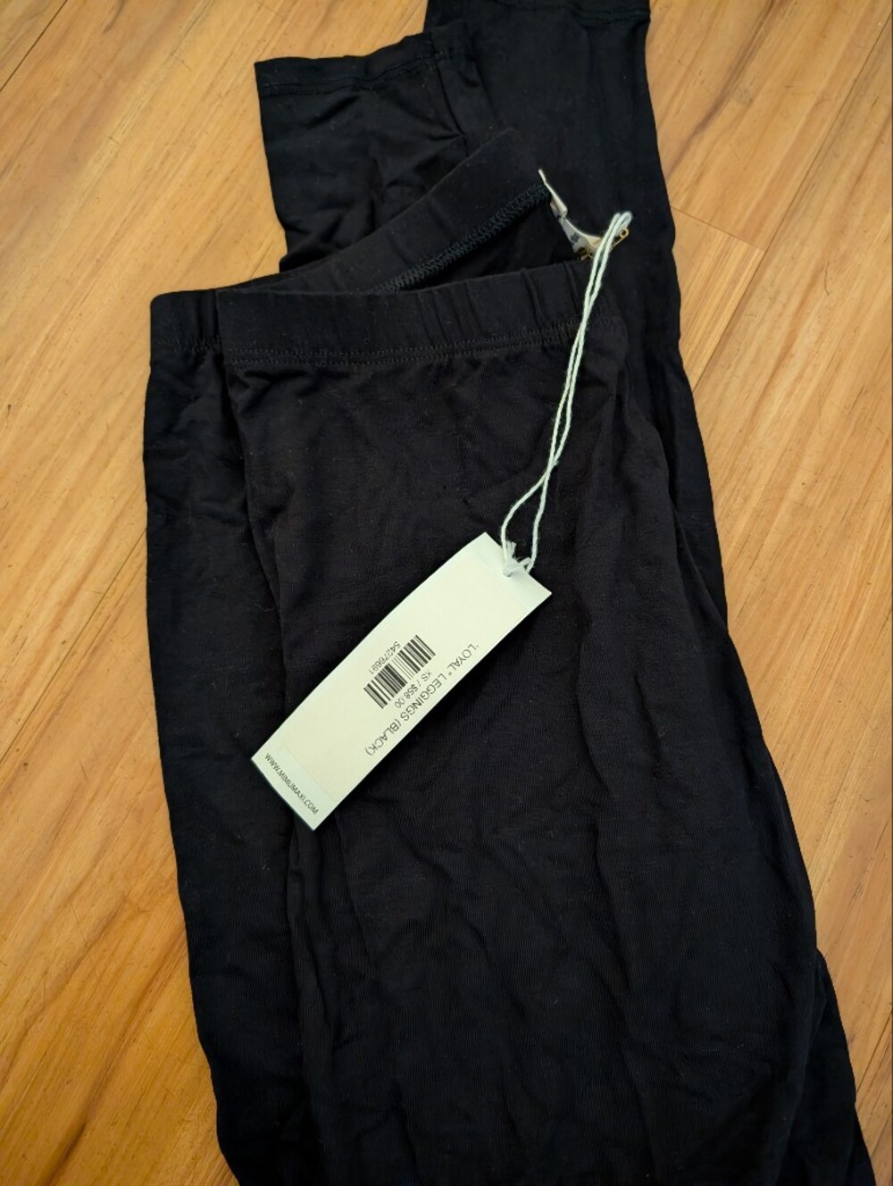 Mimumaxi Black Loyal Leggings XS